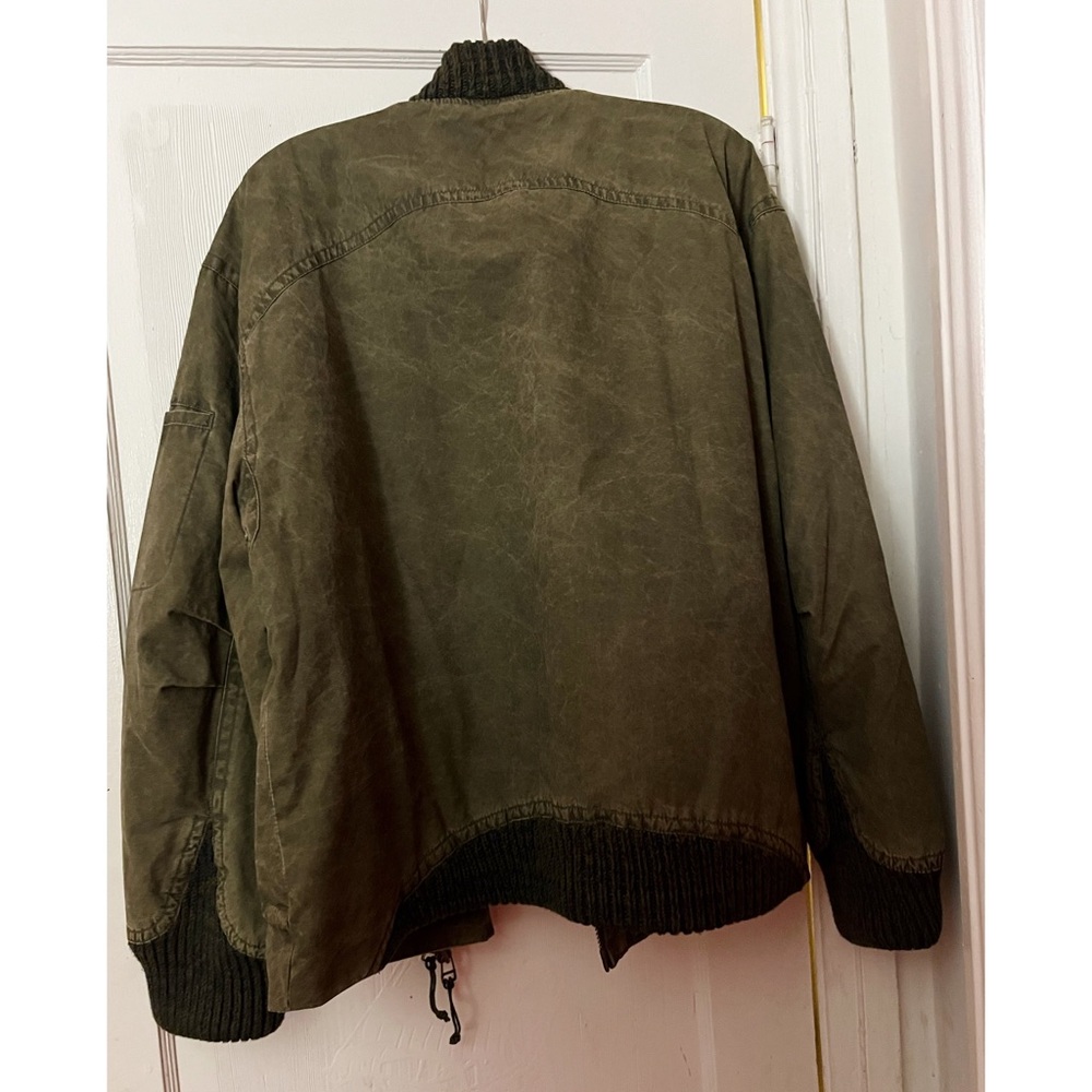 We The Free / Free People - Jax Washed Bomber Jacket (Olive) - Picture 5 of 6